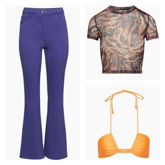 Aritzia purple boot cut jeans - Picture 3 of 3